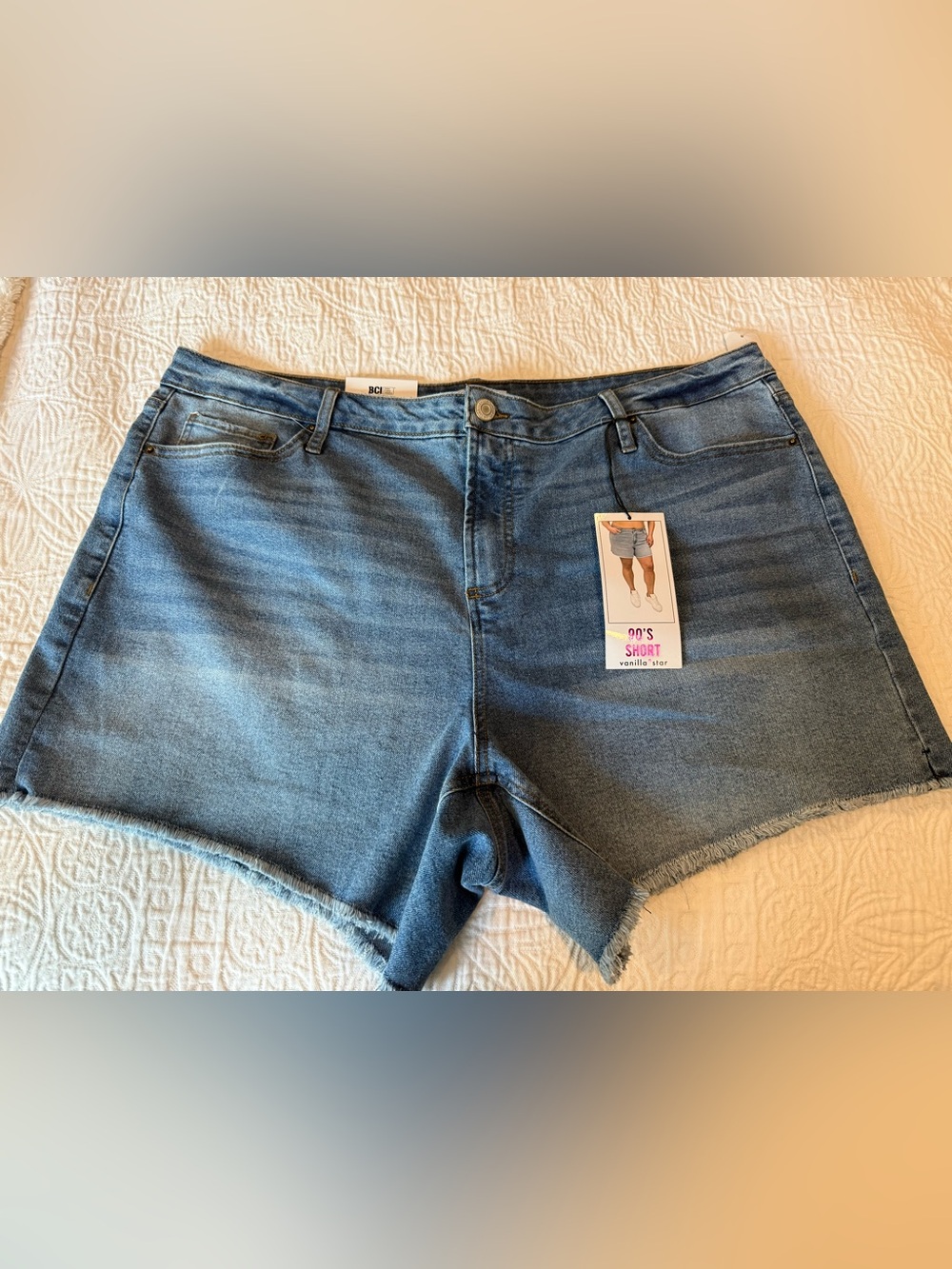 Vanilla Star denim jean 90s short high rise 18W new